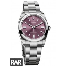 Réplica Rolex Oyster Perpetual 36 mm Red Grape Dial 116000–70200