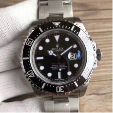 Réplica Rolex Sea-Dweller 126600 50TH Anniversary Aco Inoxidável Marcador Preto