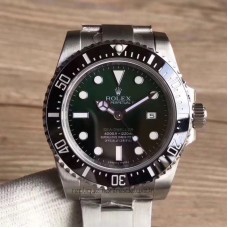 Réplica Rolex Sea-Dweller 126600 50TH Anniversary Aco Inoxidável Verde Dial