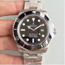 Réplica Rolex Sea-Dweller 4000 116600 Aco Inoxidável Marcador Preto