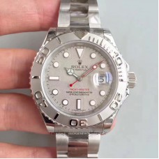 Réplica Rolex Yacht-Master 40 116622 Aco Inoxidável Cinzento Dial