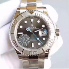 Réplica Rolex Yacht-Master 40 116622 Aco Inoxidável Anthracite Dial