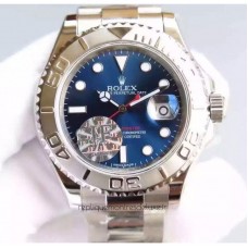 Réplica Rolex Yacht-Master 40 116622 Aco Inoxidável Marcador Azul