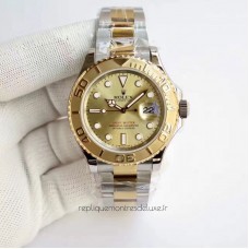 Réplica Rolex Yacht-Master 40 116622 Aco Inoxidável & Ouro Amarelo Marcador de Champanhe