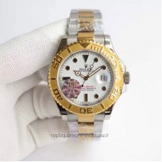 Réplica Rolex Yacht-Master 40 116622 Aco Inoxidável & Ouro Amarelo Marcas Brancas