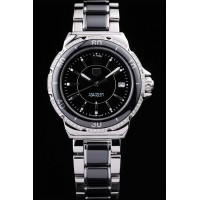 Réplica Tag Heuer Fórmula 1 Cristal Preto Cerâmica Bezel Disco Preto